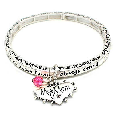 Silvora Girls Heart Bracelet Sterling Silver Women Initials Letter Z  Jewelry for Mom/Daughter 