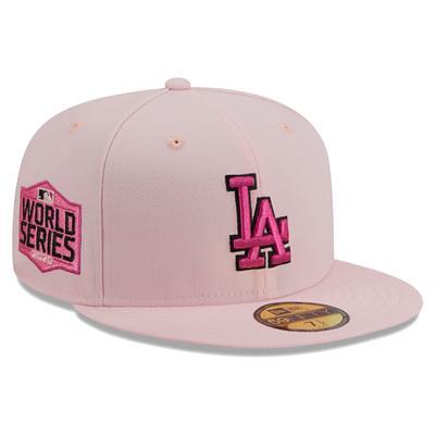 Men's New Era Pink Los Angeles Angels 2002 MLB World Series 59FIFTY Fitted Hat