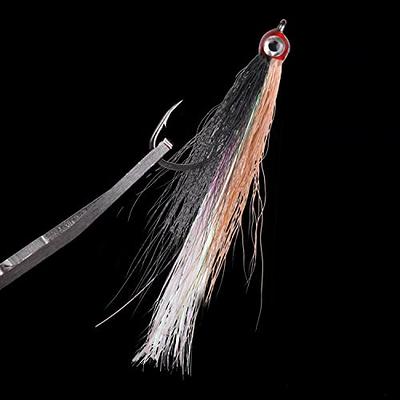 Pretty Comy 10PCS Deer Hair Dry Trout Fly Fly Fishing Lures Sea Bass Trout  Fishing Fly Floating Bait