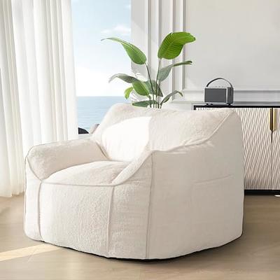 Midnight Chamois Bean Bag Chair, Slipcover + Insert - Yahoo Shopping