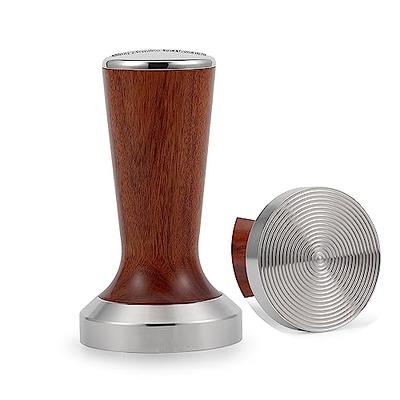 Coffee Tamper, Stainless Steel Espresso Coffee Bean Press Base Espresso Tamper  51mm Tool (Wood) - Yahoo Shopping