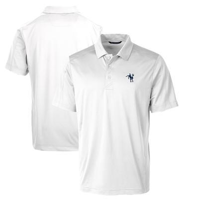 Men's Cutter & Buck White Baltimore Ravens Big Tall Prospect Textured Stretch Polo