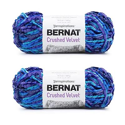 Bernat Velvet Vapor Gray Yarn - 2 Pack of 300g/10.5oz - Polyester - 5 Bulky  - 315 Yards - Knitting/Crochet