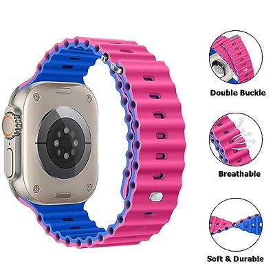 Anlinser Compatible avec Bracelet Apple Watch 45mm 44mm 42mm 41mm