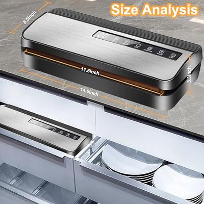  MegaWise Powerful and Compact Vacuum Sealer Machine(Black):  Home & Kitchen