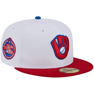 Milwaukee Brewers '47 Flag Flutter Hitch Snapback Hat - White