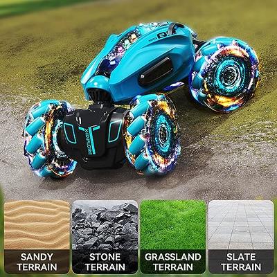 RC Stunt Car,2.4GHz 4WD Remote Control Gesture Sensing Toy Cars,Double  Sided Driving,360 °Rotation,Off Road Vehicle,Hand Controlled RC Car with  Lights&Music, Birthday Gifts for Boys&Girls(Blue) - Yahoo Shopping