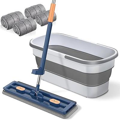 Microfiber Flat Mop with Bucket | Masthome