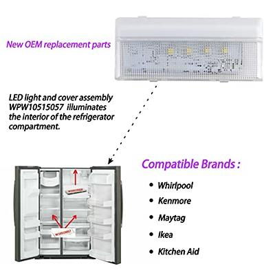 New W10515057 LED Light 3021141 Compatible for Whirlpool, Kenmore, Maytag, Kitc