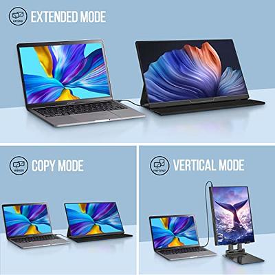 Maxfree S1 Laptop Screen Extender 14 Plug & Play, 1080P FHD Portable  Monitor for 13-17.3'' Laptops