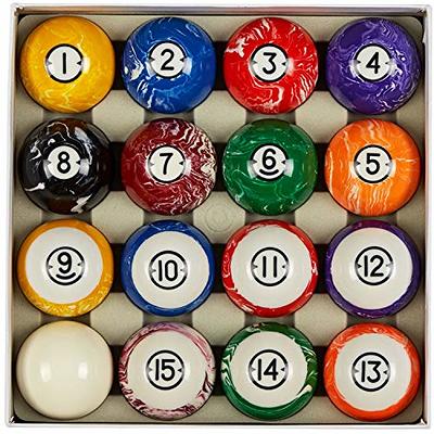 HAN'S DELTA Pool Table Billiard Ball Set - Regulation Size 2-1/4 Full 16  Pool