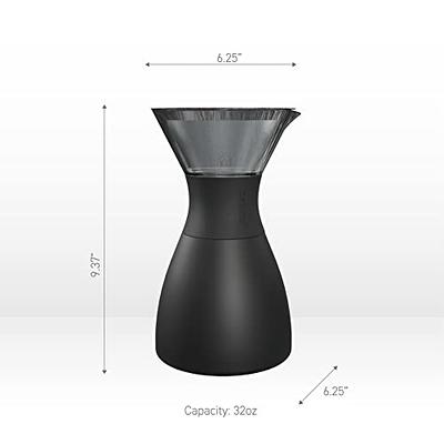 Asobu Insulated Pour Over Coffee Maker (32 oz.) Double-Wall Vacuum