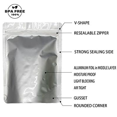 Two-Quart 7 Mil Seal-Top Premium Gusset Mylar Bags and Oxygen