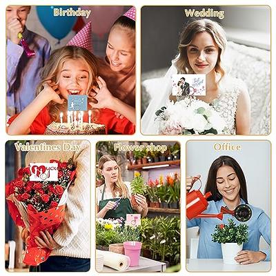 40Pcs Floral Card Holder Picks Card Holder Metal Wire Card Note Photo Memo  Holder Table Number Pictures Clip Holder