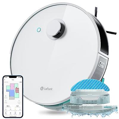 LuBlueLu LASER LIDAR Robot Vacuum with Mop & Advanced Mapping