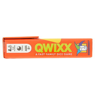 Gamewright Qwixx - A Fast Family Dice Game Multi-colored, 5