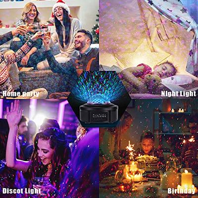 Remote Galaxy Projector,Night Light Projector Star Projector Bedroom Ocean  Wave Projector Kids White Noise Music Wireless Starlight,Star Projector