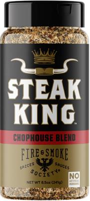Fire & Smoke Society Steak King Steak Seasoning, BBQ Rub, 8.5 oz - Yahoo  Shopping