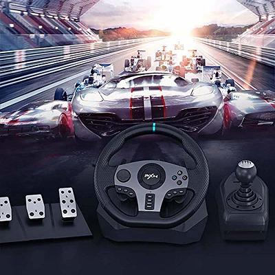  PXN Gaming Racing Wheel V9 Xbox Steering Wheel 270/900° Car  Simulation with Pedal and Shifter, Paddle Shifters Driving Wheel for PS4,  Xbox One, Xbox Series X