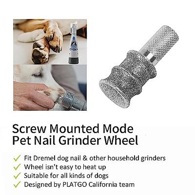 PLATGO Jumbo+60 Diamond Dog Nail for Dremel, Screw-Mounted Mode