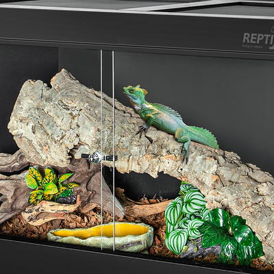 REPTI ZOO 48x24x24 Reptile PVC Terrariums with Glass Sliding Door & Top  Screen Ventilation - Yahoo Shopping