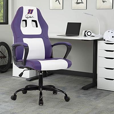 LACOO Office Purple Mid Back Swivel Lumbar Support Desk, Computer