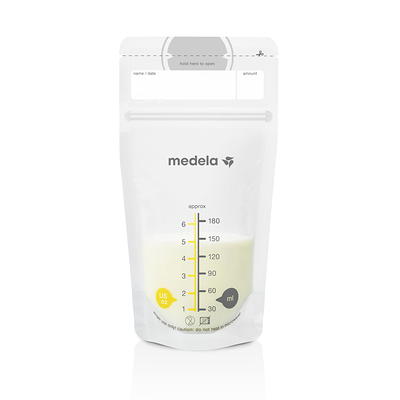 Medela Calma Breastmilk Bottle Base & Nipple Set - Yellow - 8 oz - 2 pk