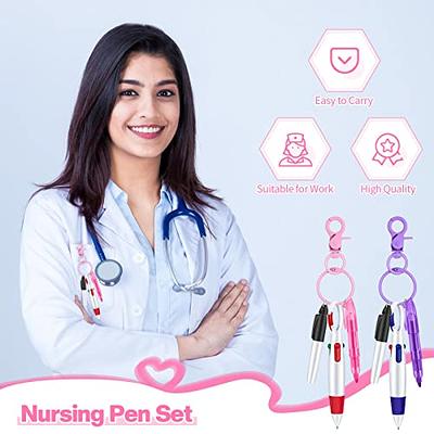Sabary Mini Highlighter Nurse Pen Pack Set Nurse Pens for Badge