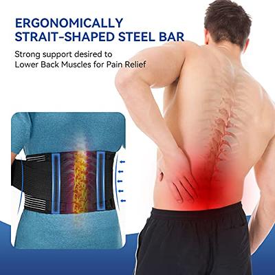 XXL Breathable Back Support Belt for Men & Women Anti-Skid Lumbar Support  for Heavy Lifting & Herniated Discs