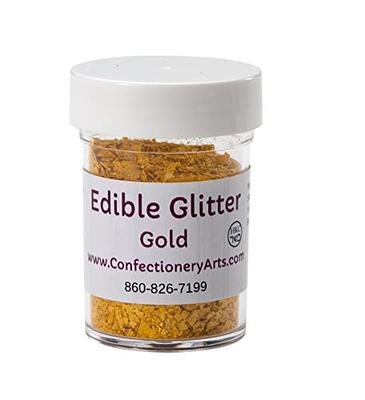 EDIBLE GLITTER GOLD: Shimmer/Sparkle/Flakes for Cakes and Cupcakes