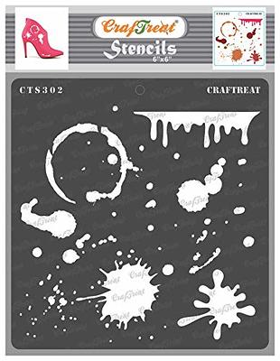 CrafTreat Craftreat Flower Stencils For Painting On Wood, Canvas