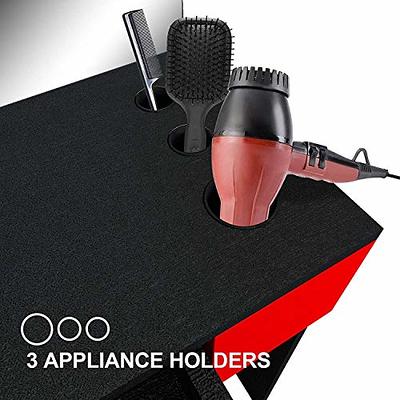 Supreme Trimmer Barber Cape Professional Hair Style Waterproof Cape, Salon Barber or Home Use - Red Logo