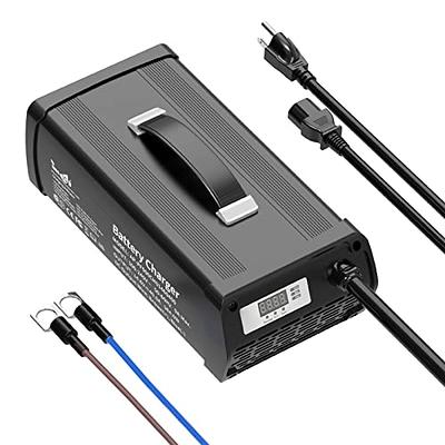 LiTime Lithium Battery Charger 14.6V 40A, Special for 12V LiFePO4 Battery,  with Display Instruction and LED Indicator, AC-DC Smart Charger for 12.8V  LiFePO4 Lithium Batteries, 40A Fast Charging - Yahoo Shopping