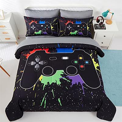 3D Game Controller Print Bedding Comforter Set Twin Full Queen