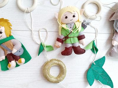 Lord of the Rings montessori baby set toys Lord of the Rings nursery decor  The hobbit decor ornaments The hobbit toys - Legolas - Yahoo Shopping