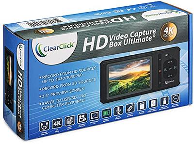 HD Capture + Stream  USB HD Capture Card for HDMI Capture and Live St –  ClearClick