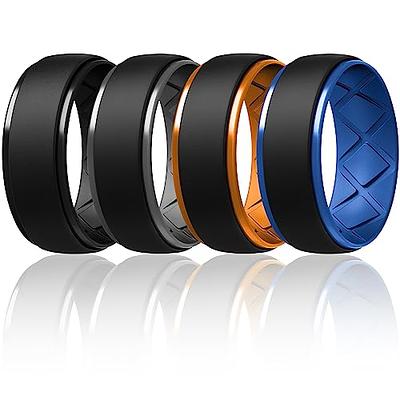 Zales Enso Rings Elements Collection - 6.6mm Classic Meteorite Silicone Band