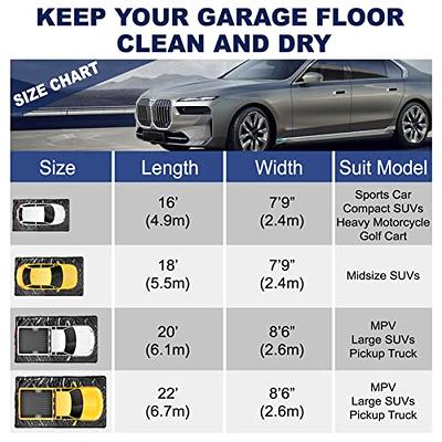 Garage Floor Mats,Parking Mat for under Cars, Absorbent,Waterproof