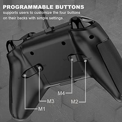 GCHT GAMING Wireless Pro Controller for PS4/PS4 Slim/PS4 Pro Compatible PC,  Steam, Android and iOS, MAC, with Back Buttons, Turbo, Vibration, Game