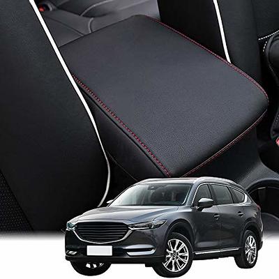  X AUTOHAUX Car Armrest Cup Holder Frame Gear Shift Cover Trim  Interior Decorative Protector for Mazda CX-5 CX5 2017 2018 2019 2020 2021  2022 Black : Automotive