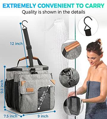 Shower Bag Mesh Shower Portable College Dorm Room Essentials Tote Bag for  Bathroom, Gym, Travel, Camping Quick Dry Hanging Shower Organizer Basket Toiletry  Bag 