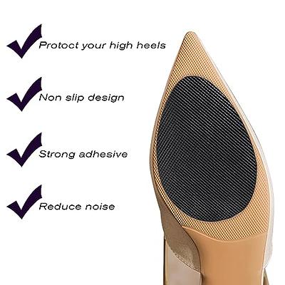 Black Non-Slip Shoes Pads Adhesive Shoe Sole Protectors Shoe Grips on  Bottom of Shoes High Heel Anti-Slip