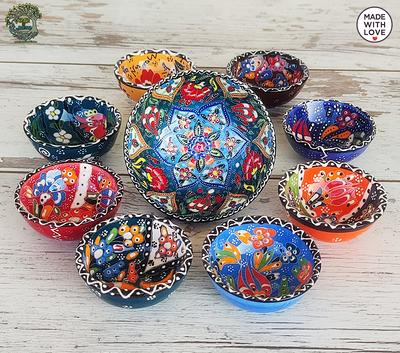 Small Ceramic Bowls Set Bowls Set of 2 Handmade Pottery and Ceramics Small  Prep Bowls Jewelry Dish Small Bowls Ring Dishes 