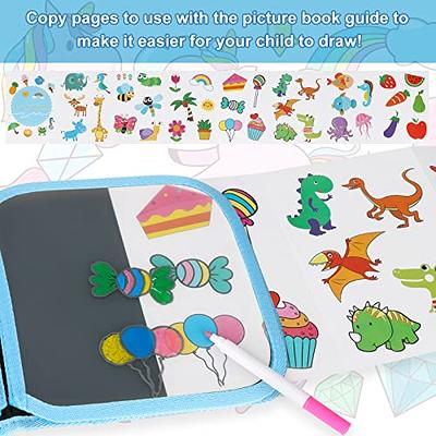 14 Pages Erasable Doodle Book For Kids - Toddler Activity Toy