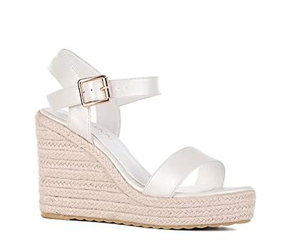 VICKI·VICKI Women's Platform Sandals Wedge Ankle