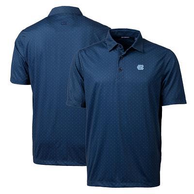 Men's Cutter & Buck Navy Atlanta Braves Big Tall Pike Double Dot Stretch Polo