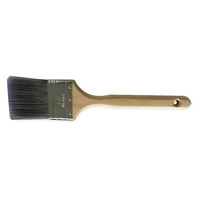 Premium 1 in. Polyester Trylon Thin Angled Sash Paint Brush HD