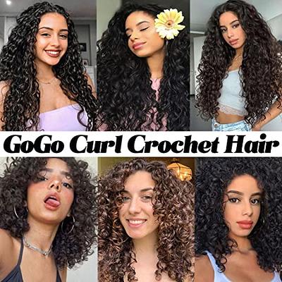 8 Packs Curly Crochet Hair GoGo Curl Crochet hair for Women Deep Wave Braiding  hair,Synthetic Bohemian Crochet Braid Water Wave Crochet hair  Extensions(18inch, 1B/30/27) - Yahoo Shopping