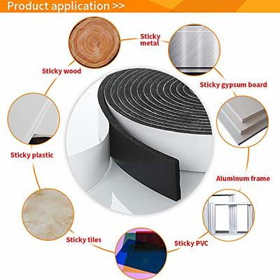 Silicone Seal Strip, 10m Silicone Door Bottom Seal Strip Tape Transparent  Weather Stripping Self-Adhesive Draught Excluder Tape for Doors Window
