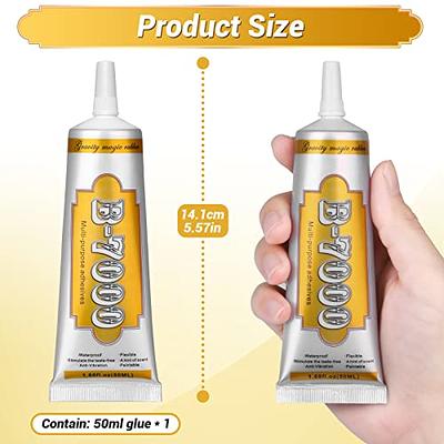 B7000 Fabric Glue with Precision Tips, Upgrade Industrial Strength Adhesive  B-7000 Glue Clear for Jewelry Crafts DIY, Metal, Stone, Rhinestone Gems  Gel, Glass, Fabric, Cell Phone Repair (50 ML) - Yahoo Shopping